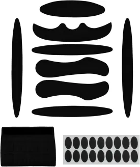 1 Set Cycle Helmet Pads, Padding Kit, Universal Foam Pads for Motorcycle Bike Cycling Helmet (Black)