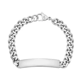 8mm Cuban Link ID Bracelet