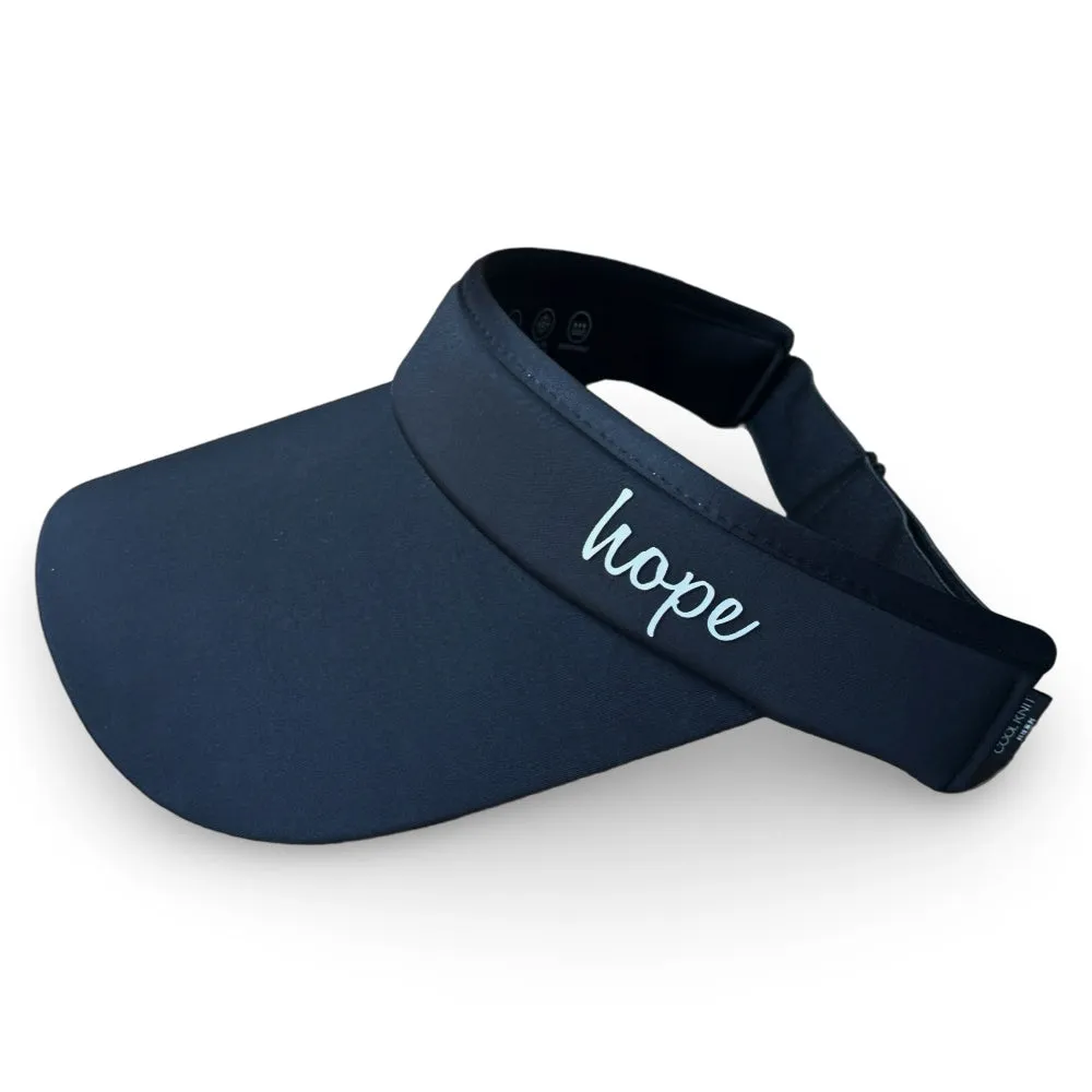 Adjustable Band Sport Visor - Black