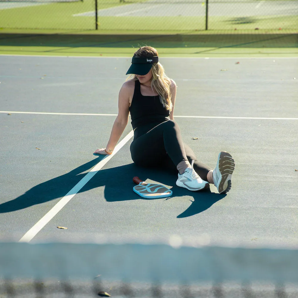 Adjustable Band Sport Visor - Black