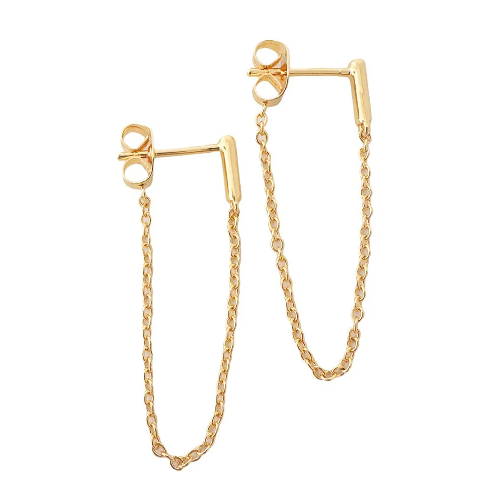 Bar Chain Earrings