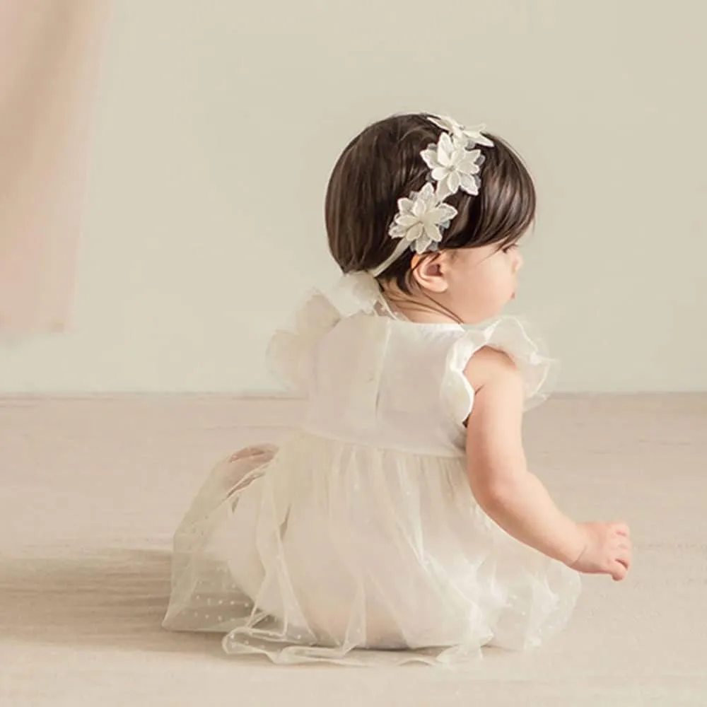 Bethynas Baby Girls Cute Bow-knot Headband Soft Lace Floral Hairbands Newborn Infant Toddlers Kids Hair Accessories (Style 1)