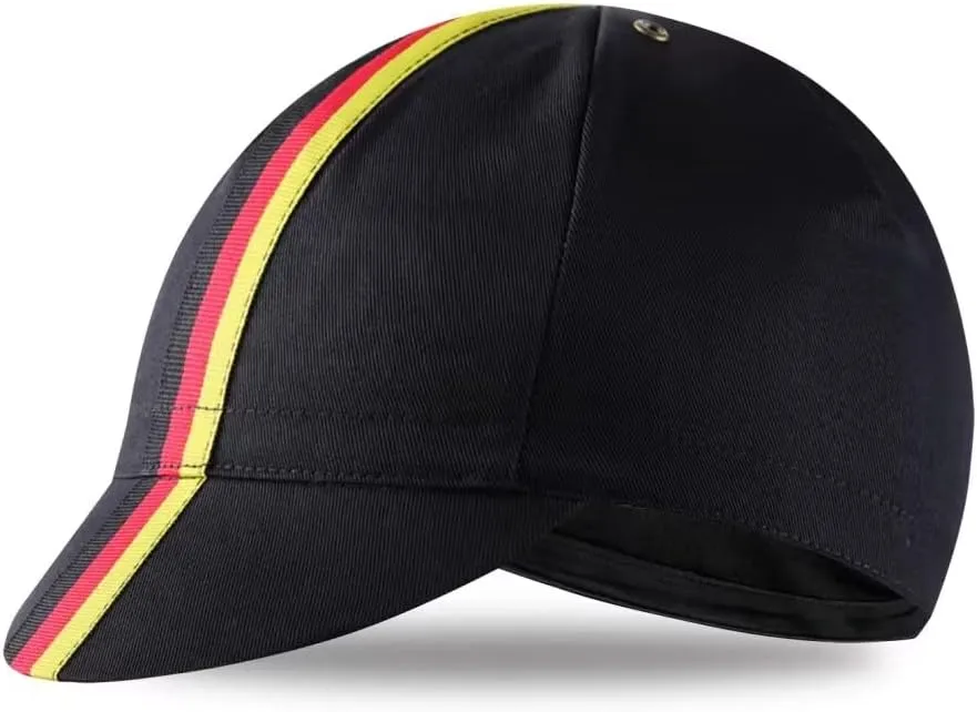 Black Cycling Cap - Cotton Cycling Hat-Under Helmet - Cycling Helmet Liner Breathable&Sweat Uptake One Size