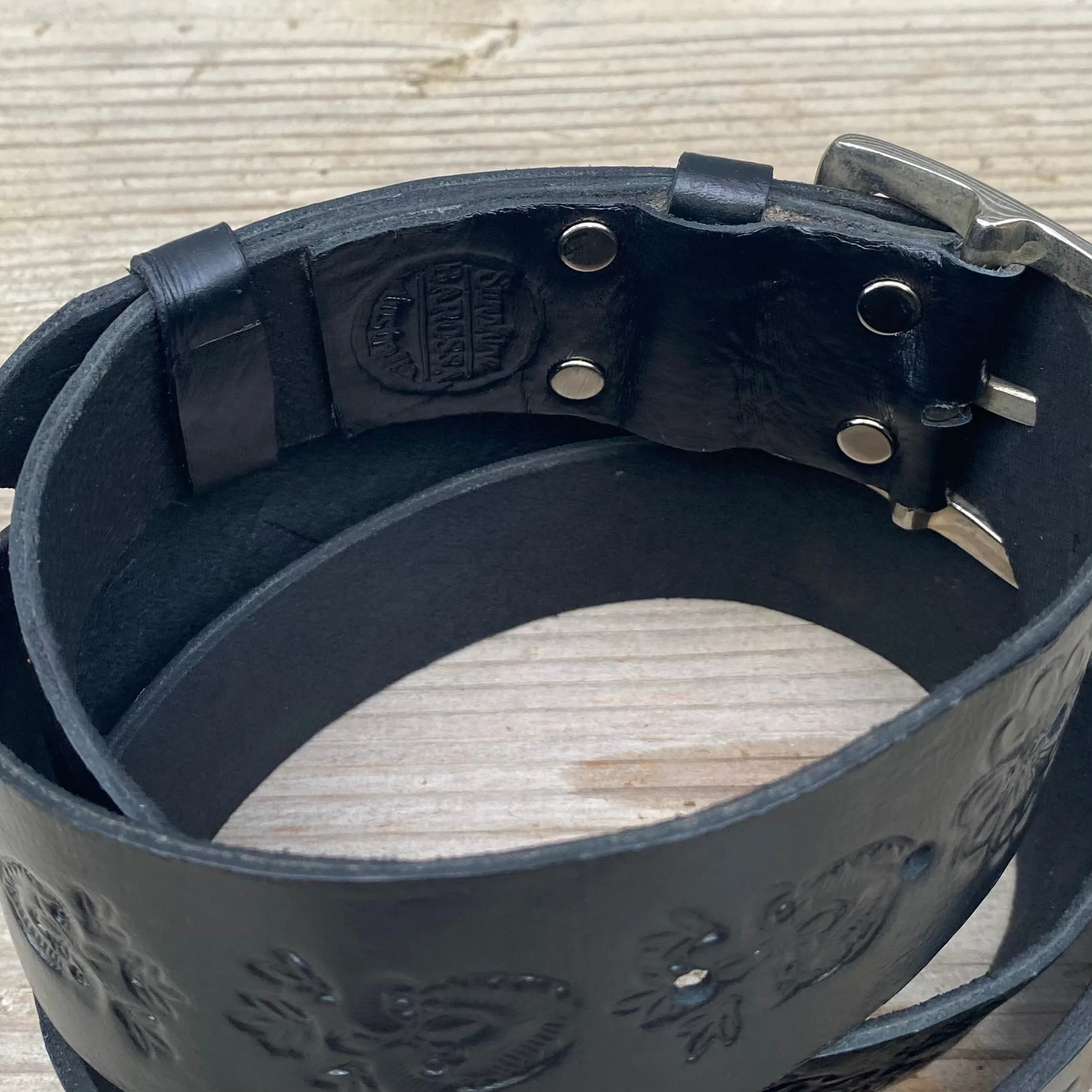 Carved Leather Belts