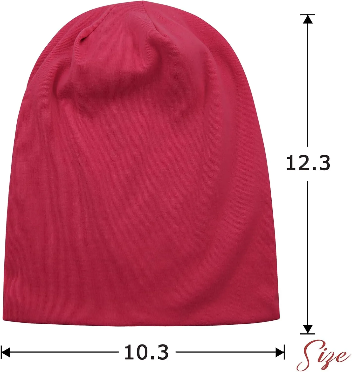 Century Star Cotton Slouchy Beanie Hat Stretch Hip-Hop Warm Skull Caps Unisex Baggy Lightweight Beanie for Women