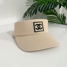 Chanel Vintage Beige Visor