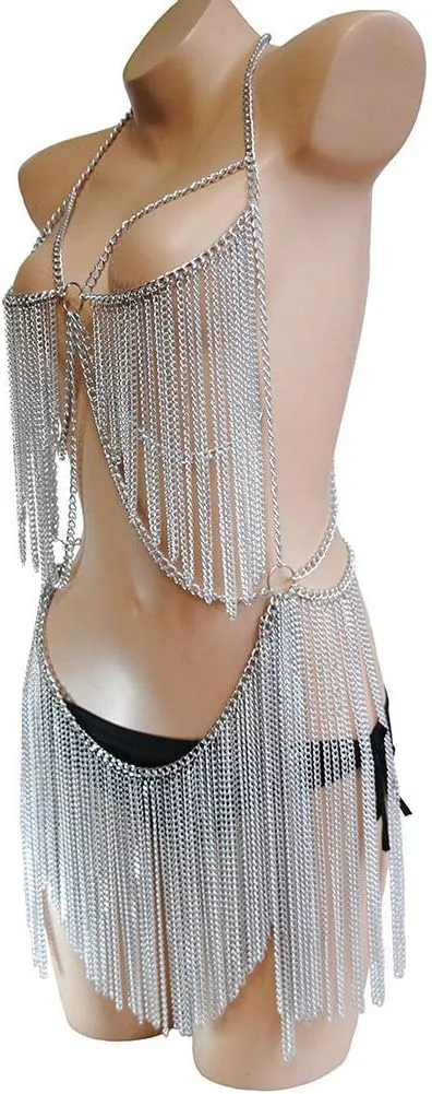 Connie Cloris Women's Sexy Suit Body Chain
