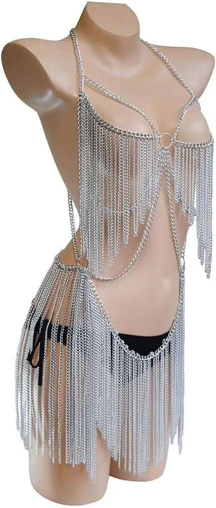 Connie Cloris Women's Sexy Suit Body Chain