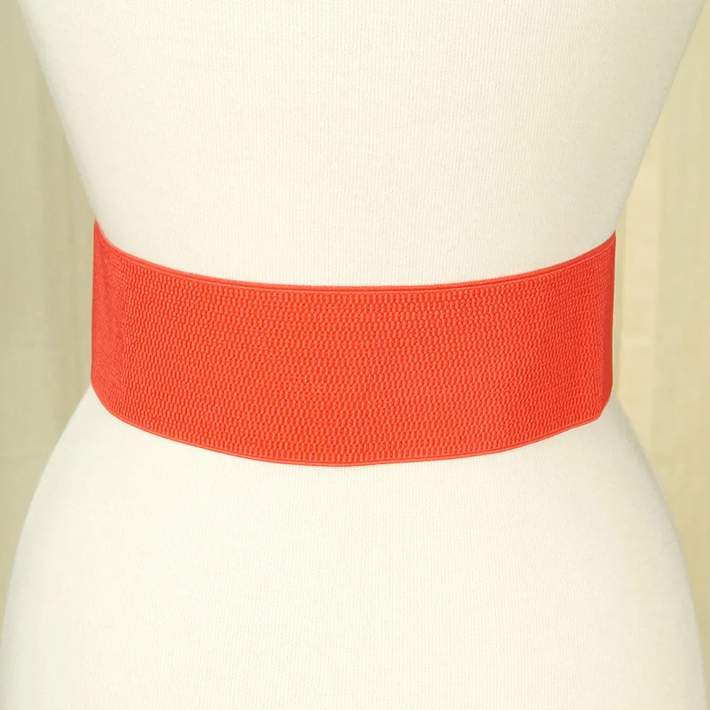 Coral Pinup Cinch Belt