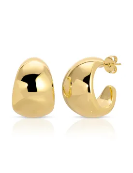 Dome Hoops, Gold