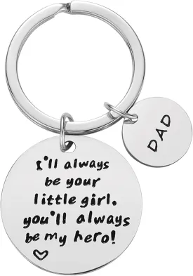 Fathers Day Dad Gifts for Dad, Grandpa Fathers Day Gift - Mens Keychain, Key Chains for Car Keys