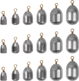 Fishing Weights Iron Fishing Weight Sinkers Bass Casting Weights Bell Sinkers Catfish Weights Fishing Sinkers for Freshwater Saltwater