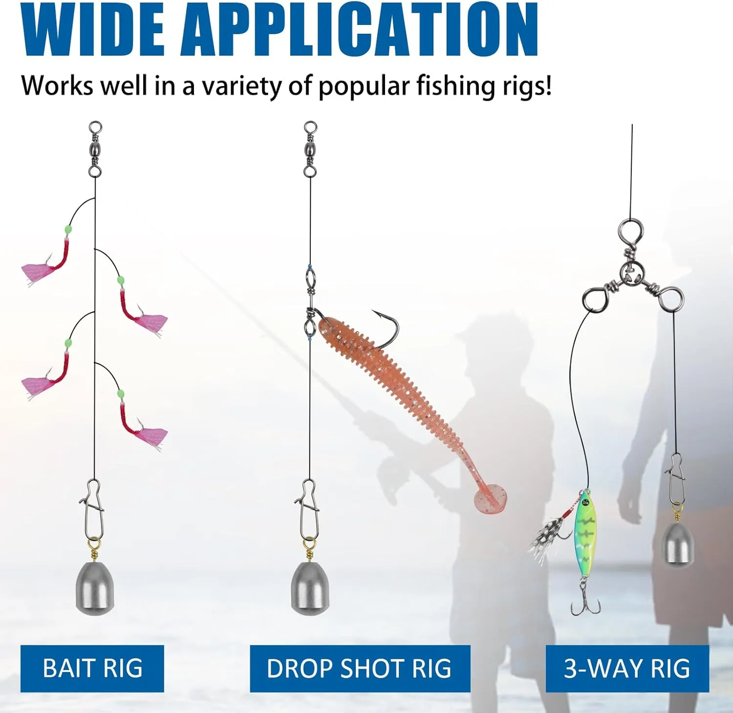 Fishing Weights Iron Fishing Weight Sinkers Bass Casting Weights Bell Sinkers Catfish Weights Fishing Sinkers for Freshwater Saltwater