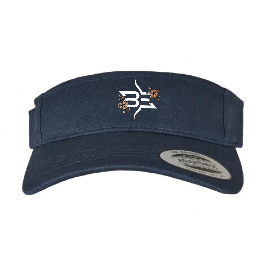 FLOWER DESIGN ARCHERY VISOR