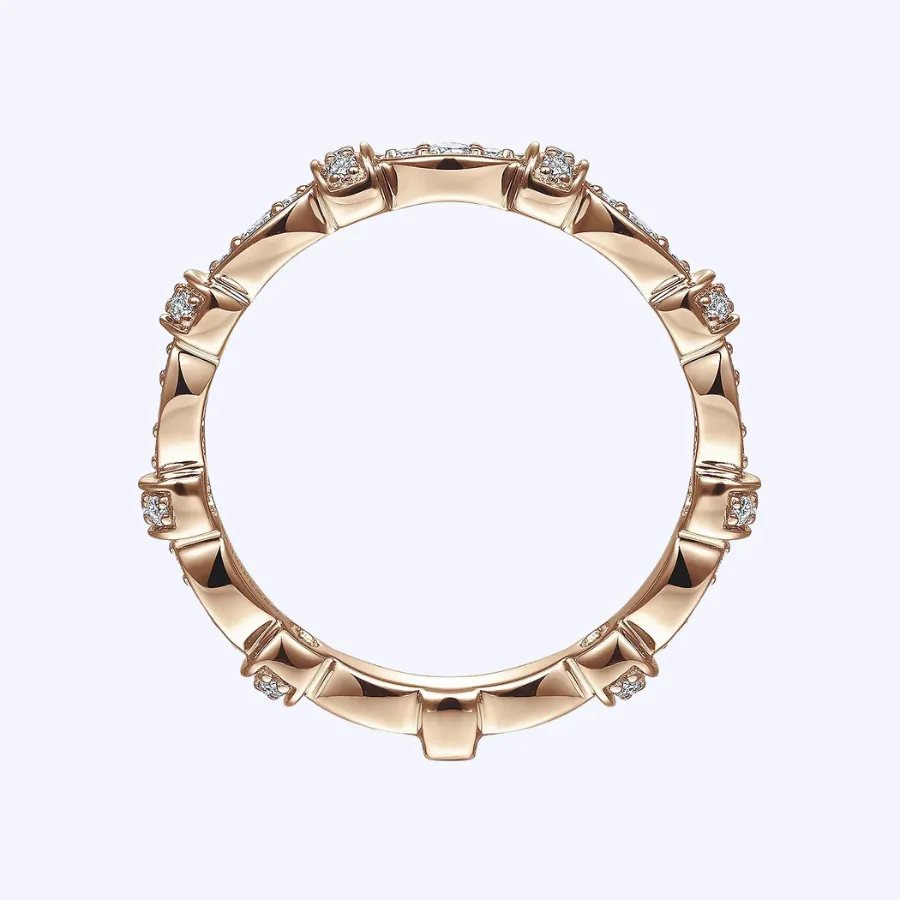 Geometric Stackable Diamond Ring
