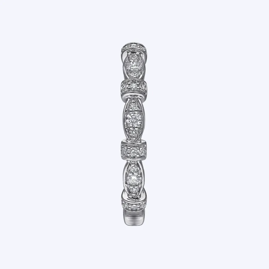Geometric Stackable Diamond Ring