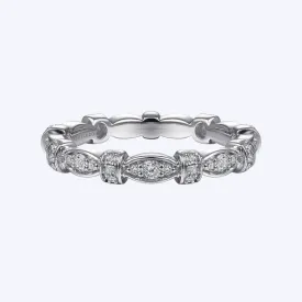 Geometric Stackable Diamond Ring