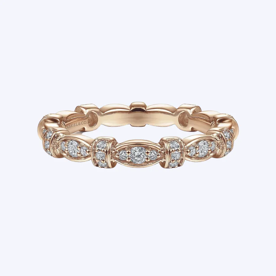 Geometric Stackable Diamond Ring