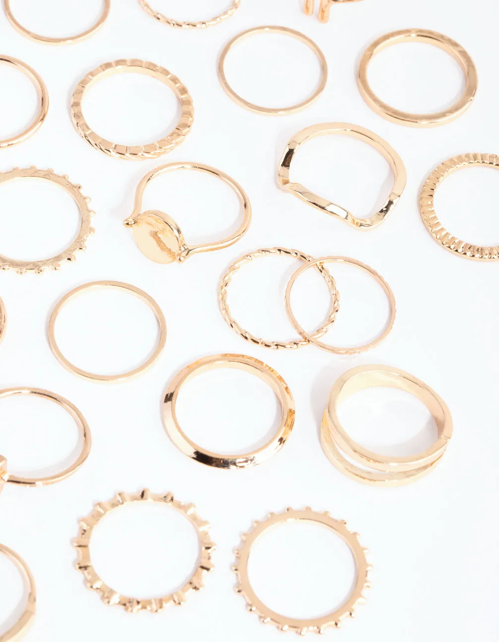 Gold Geometric Ring 24-Pack