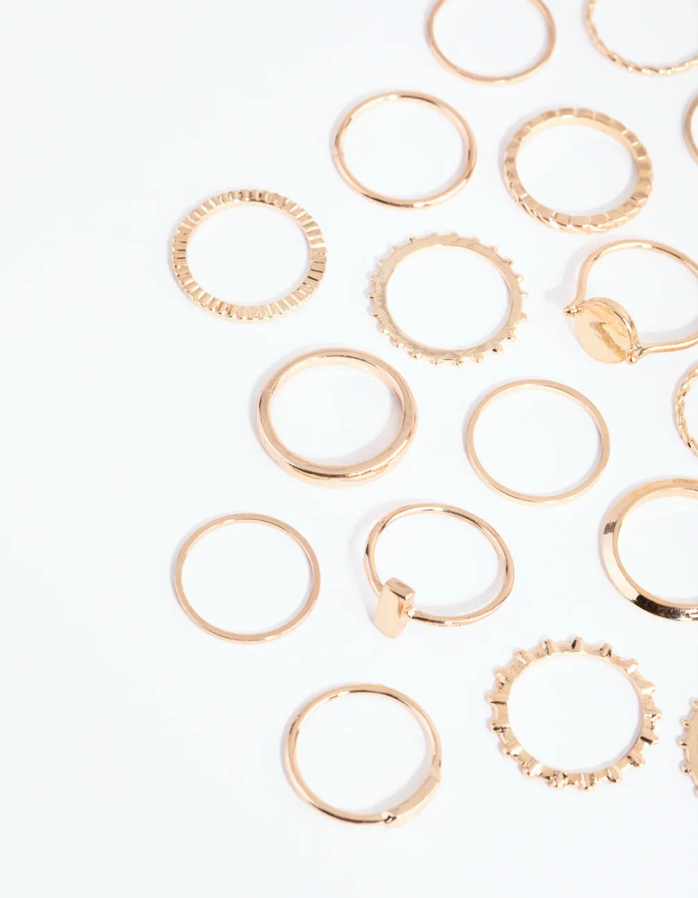 Gold Geometric Ring 24-Pack