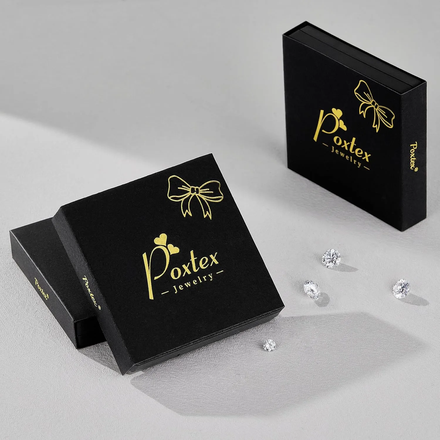 Gold Stud Earrings Set for Women, 3 Pairs Huggie Hoop Jacket Studs Earring Stacks, Hypoallergenic 925 Sterling Silver Post Dainty Birthstone Trendy Women Fashion Accessories Jewelry Gifts