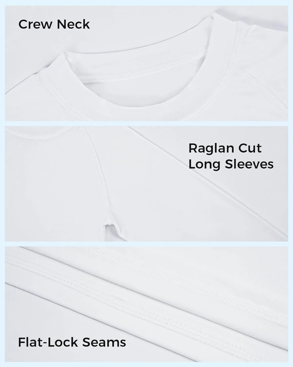 JOCMIC Boys Rash Guard Long Sleeve Swim Shirt UPF 50  Sun Protection Quick Dry Swimming Shirt for Kids
