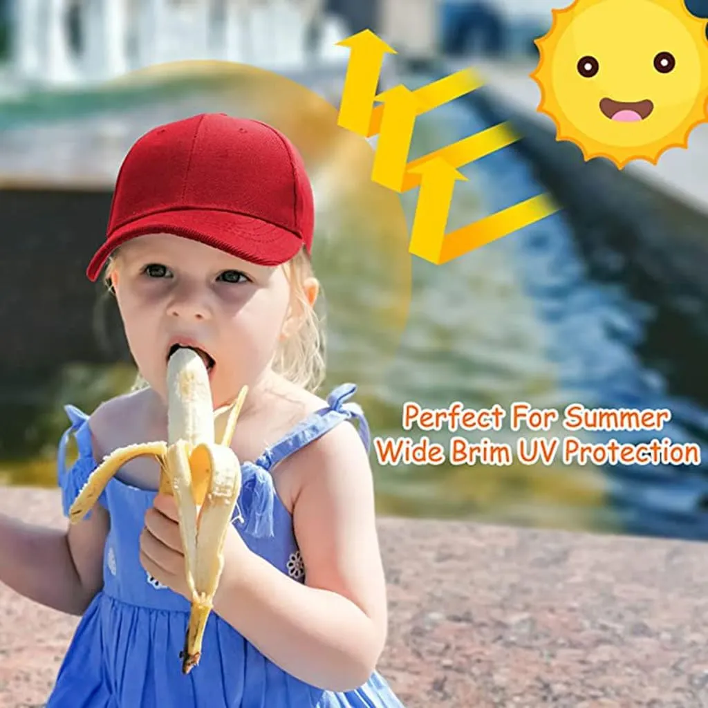 Kids Custom Hat Boys Baseball Cap with Picture Text Personalized Girls Sun-Hat Relaxed Adjustable Performance Cap for Gifts