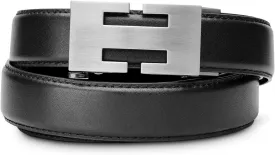 KORE Slim Full-Grain Leather Track Belts | Imagine Alloy Buckle