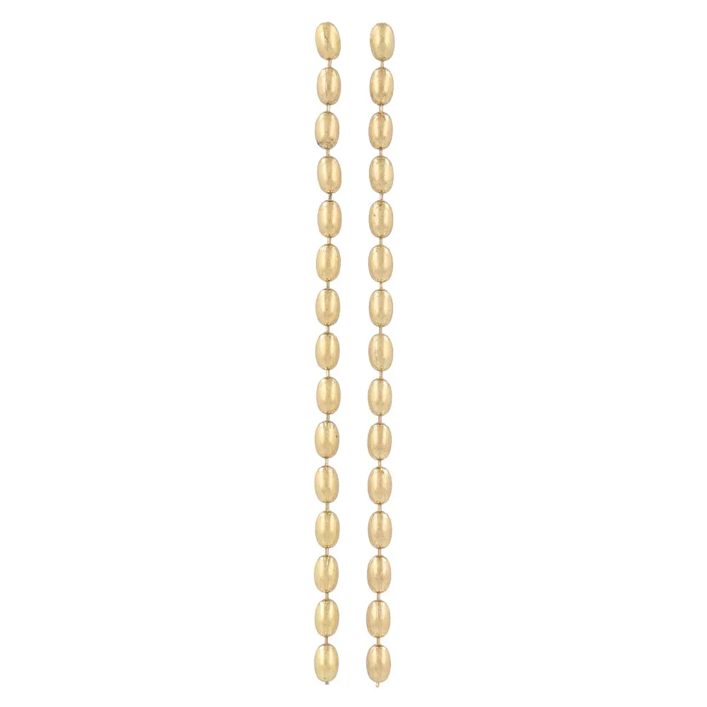 Long Ball Chain Earrings