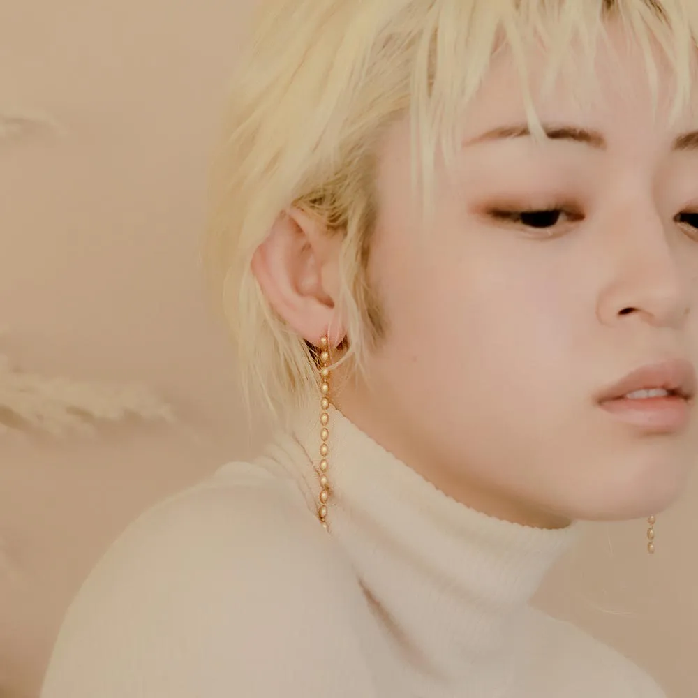 Long Ball Chain Earrings