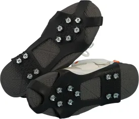 M Size 10 Tooth Non Slip Crampons Enhanced Ice Grip and Durability for Outdoor Adventures, Ice Cleats Ice Cleats for Shoes and Boots Shoe, Ice & Snow Grips, Crampons for Shoes, Shoe Spikes for Snow