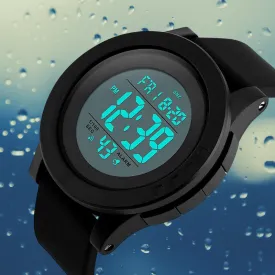 Men's Waterproof Digital LED Sports Wristwatch