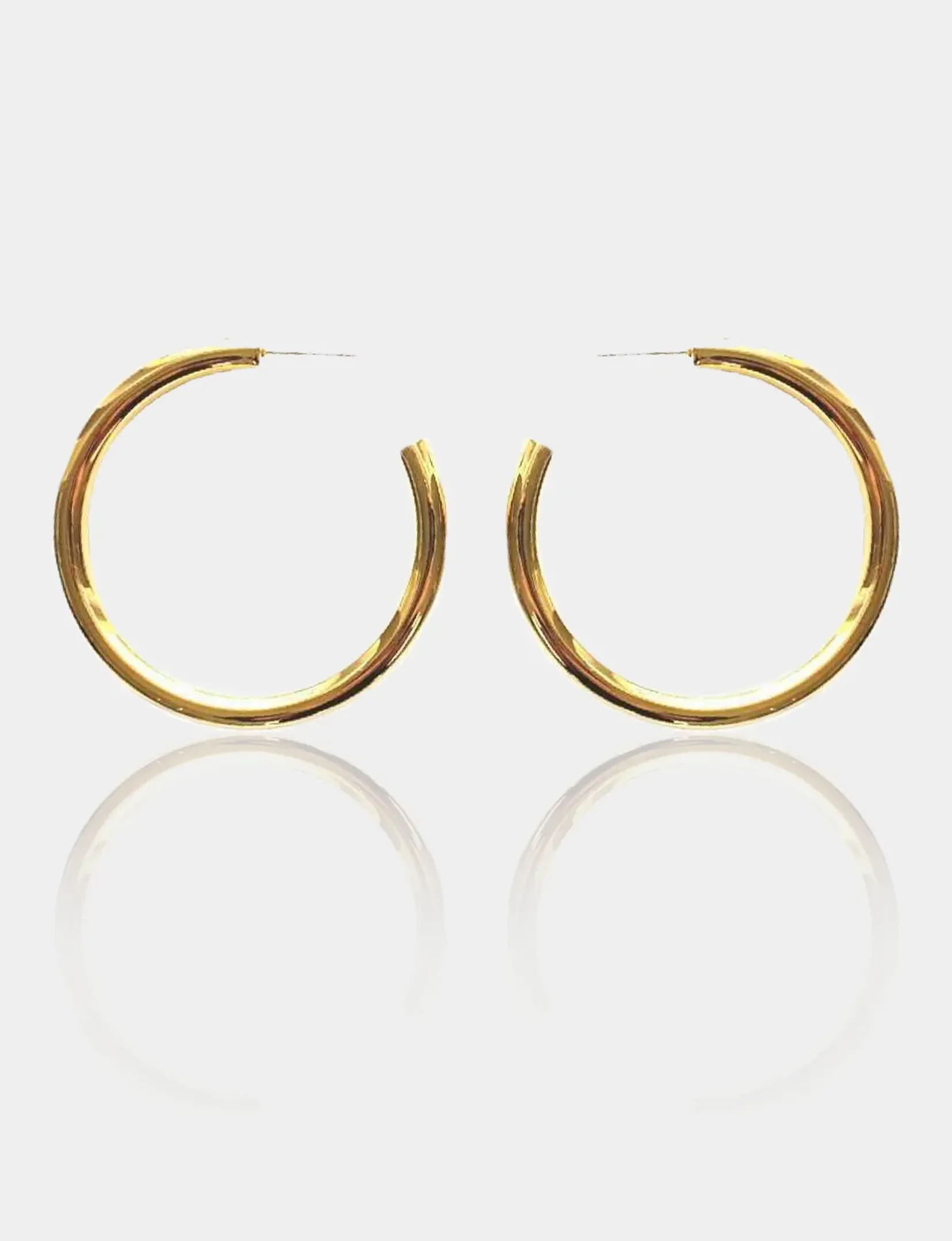 Michaela Hoops 2", Gold
