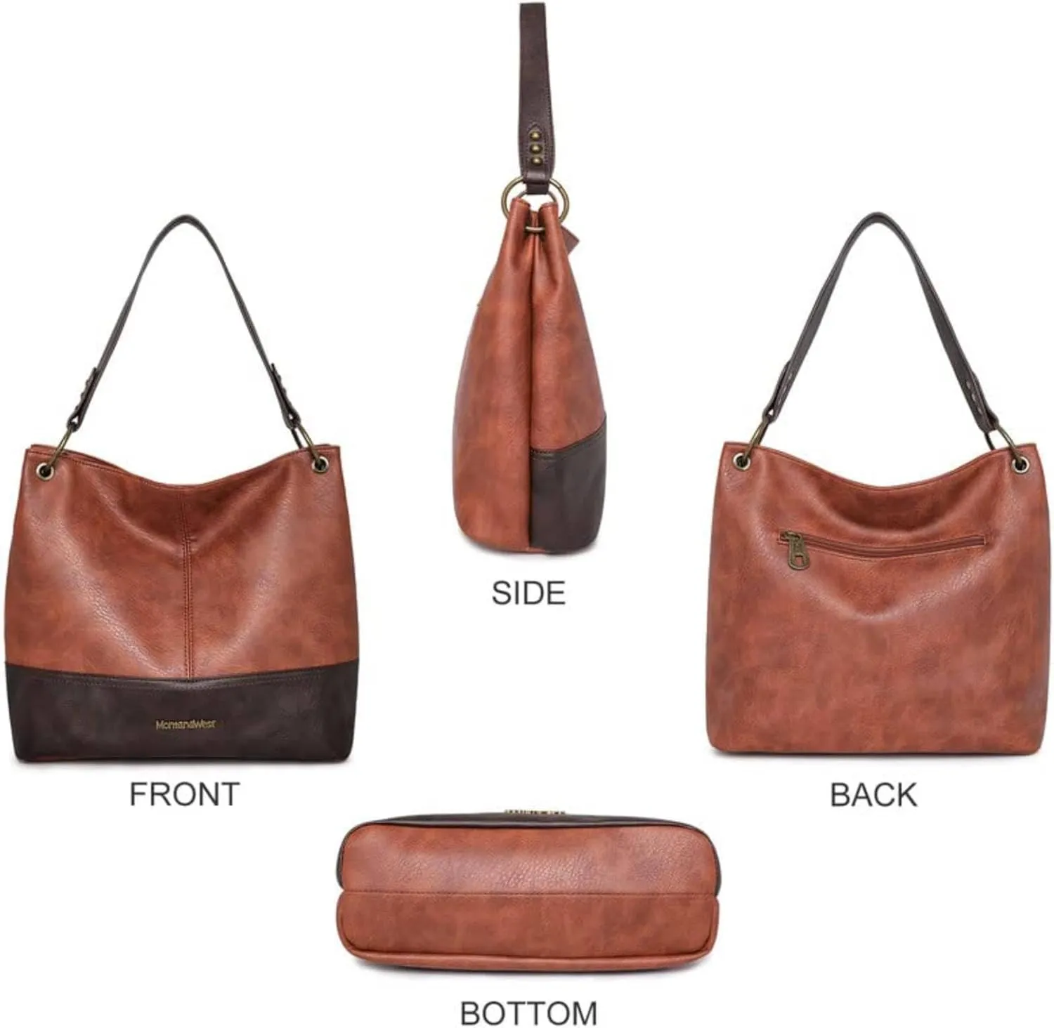 Montana West Purses for Women Hobo Shoulder Handbags with Zipper