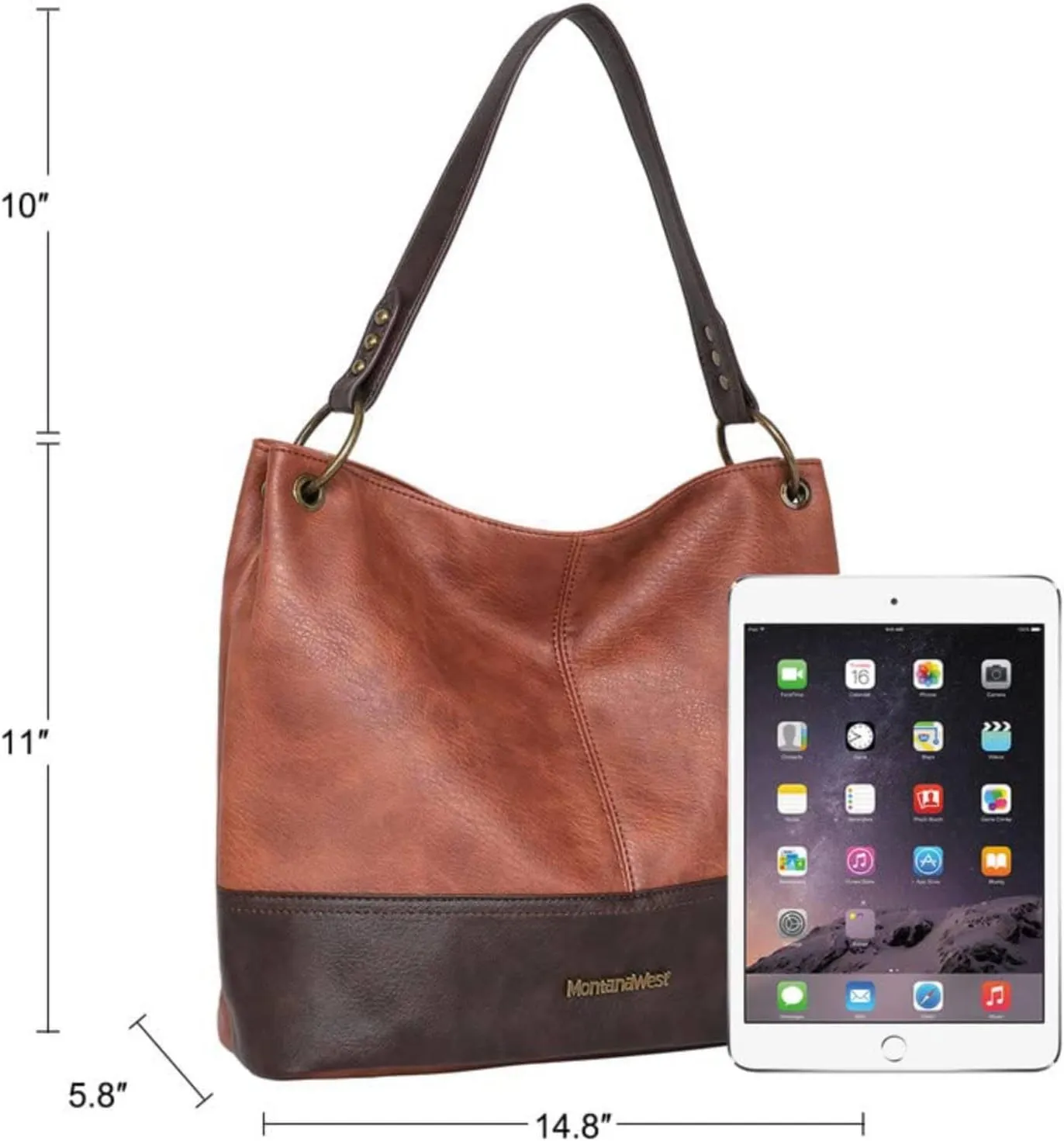 Montana West Purses for Women Hobo Shoulder Handbags with Zipper