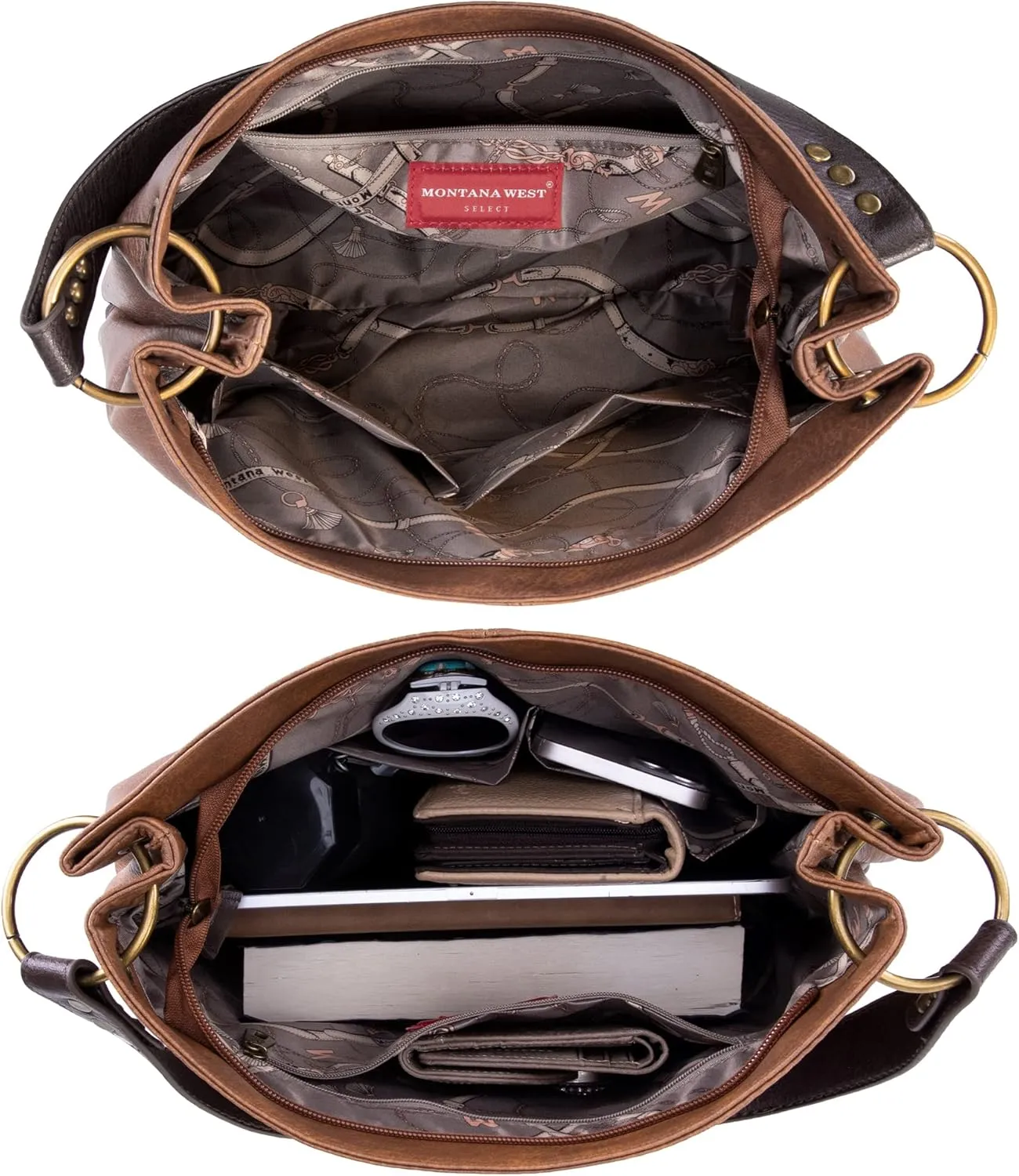 Montana West Purses for Women Hobo Shoulder Handbags with Zipper