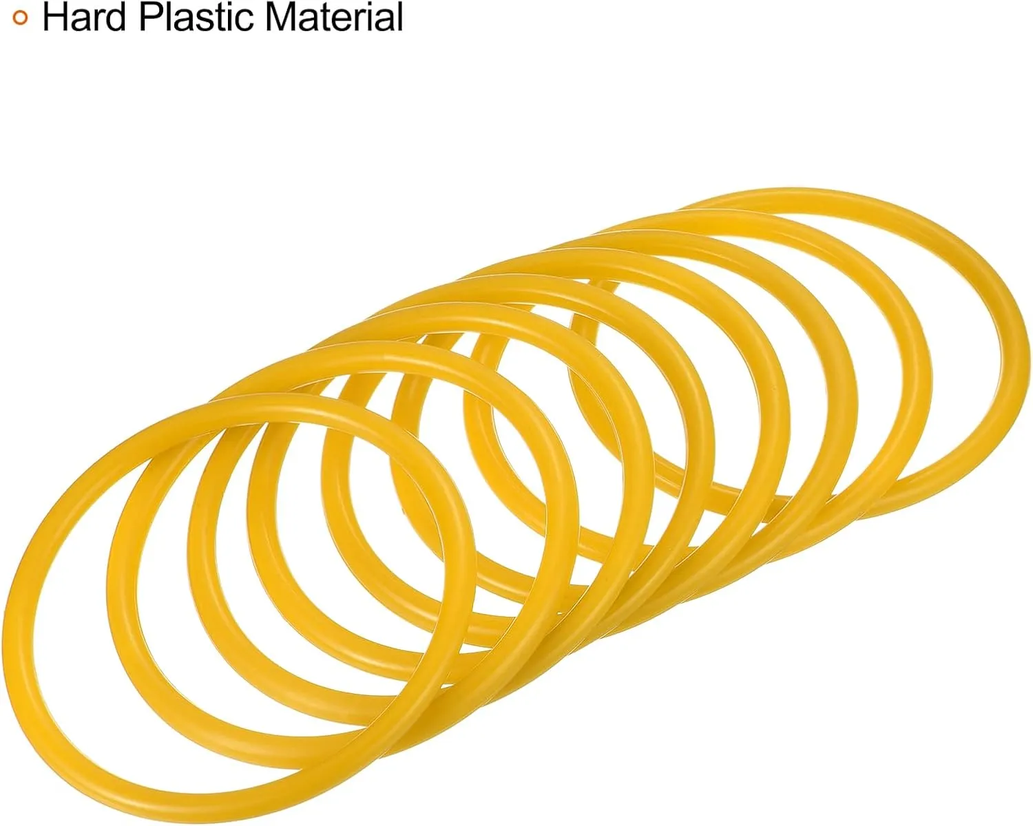 PATIKIL Carnival Ring-Toss Rings Plastic Small Hoop for Outdoor Party Favor Game Booth