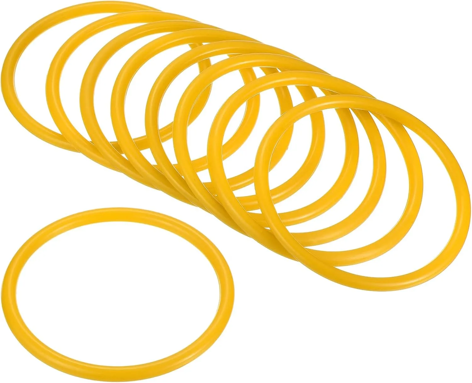 PATIKIL Carnival Ring-Toss Rings Plastic Small Hoop for Outdoor Party Favor Game Booth