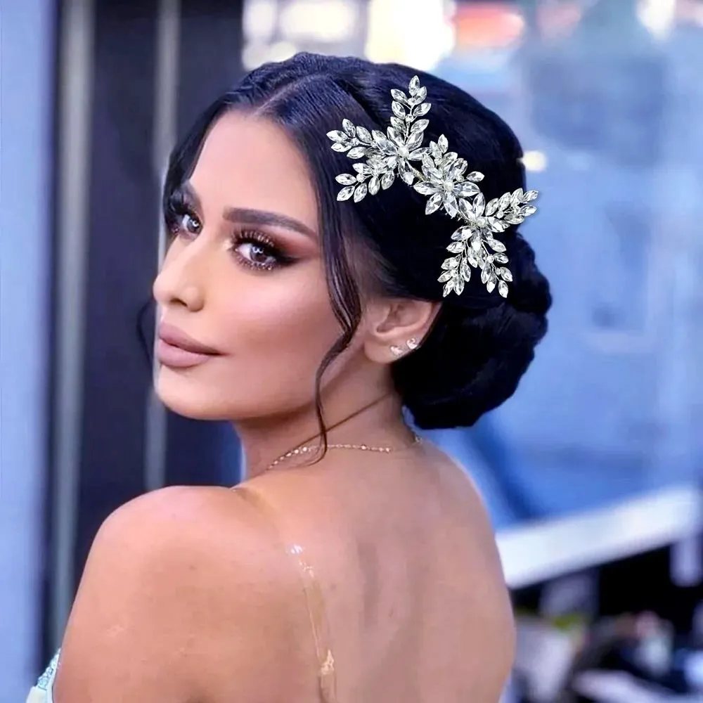"Augustine" - Pearl and Crystal Bridal Hair Comb