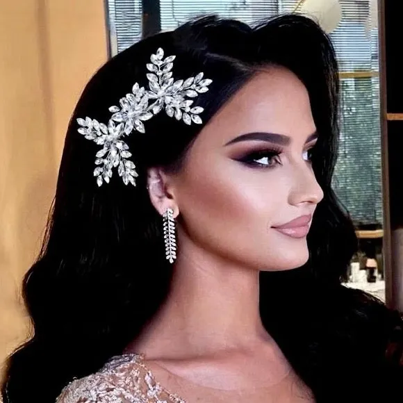 "Augustine" - Pearl and Crystal Bridal Hair Comb