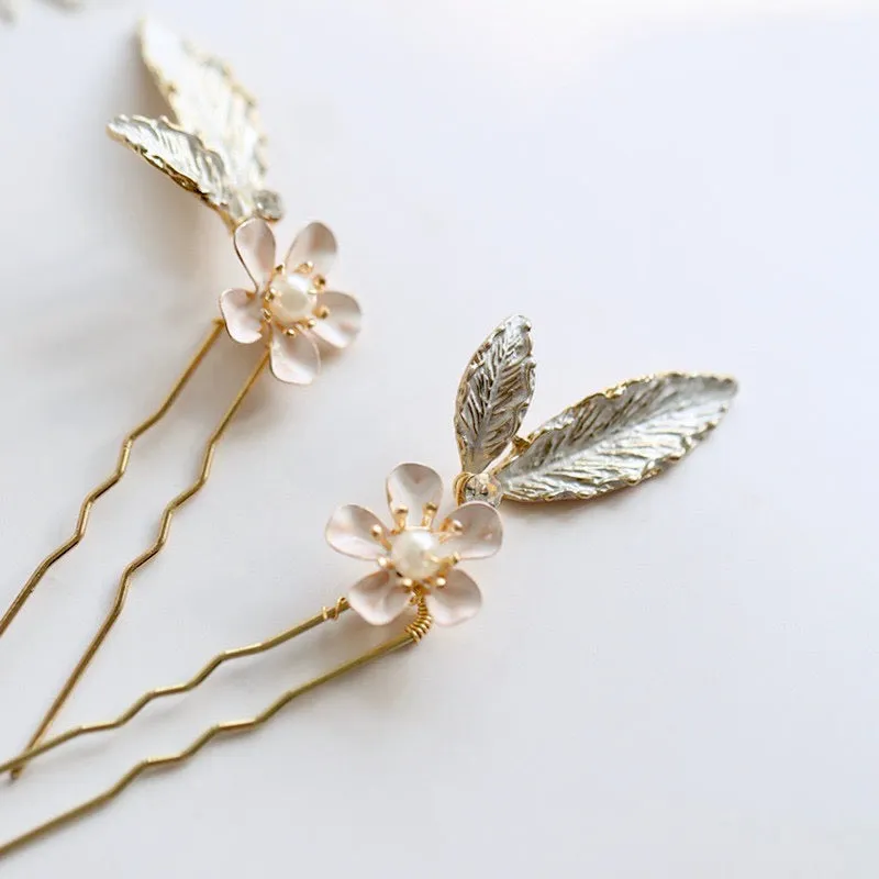"Cersei" - Romantic Bridal Hair Comb and Pins Set