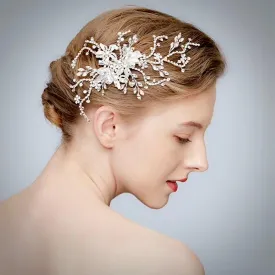 "Clarise" - Crystal Bridal Hair Clip/Vine