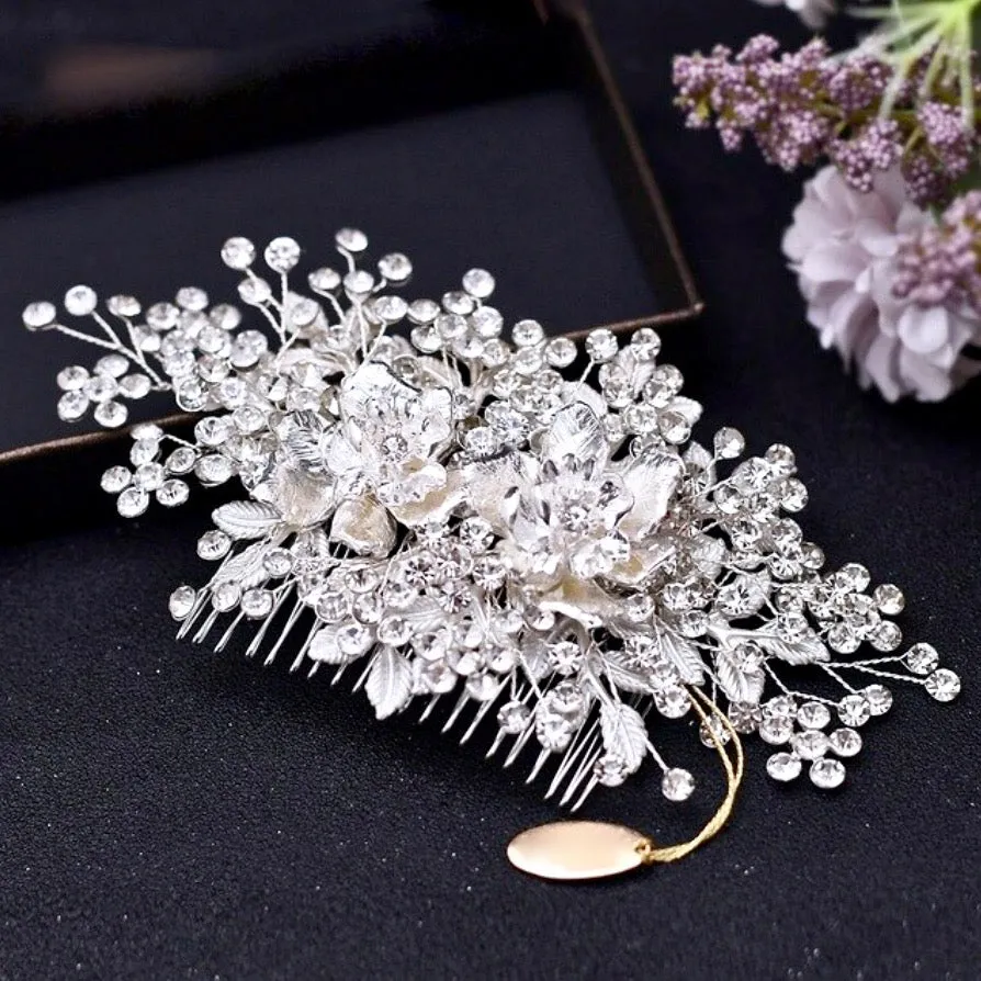 "Ines" - Crystal Bridal Hair Comb