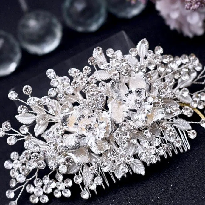 "Ines" - Crystal Bridal Hair Comb