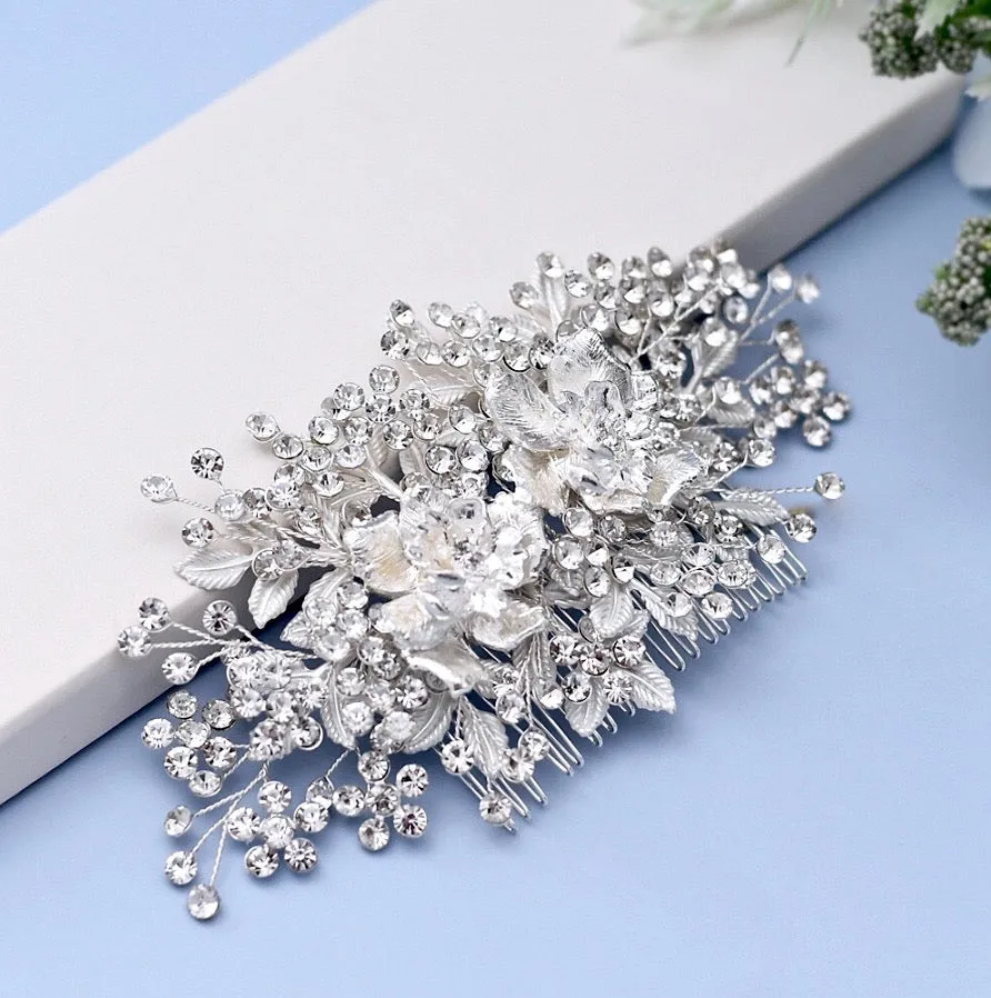 "Ines" - Crystal Bridal Hair Comb