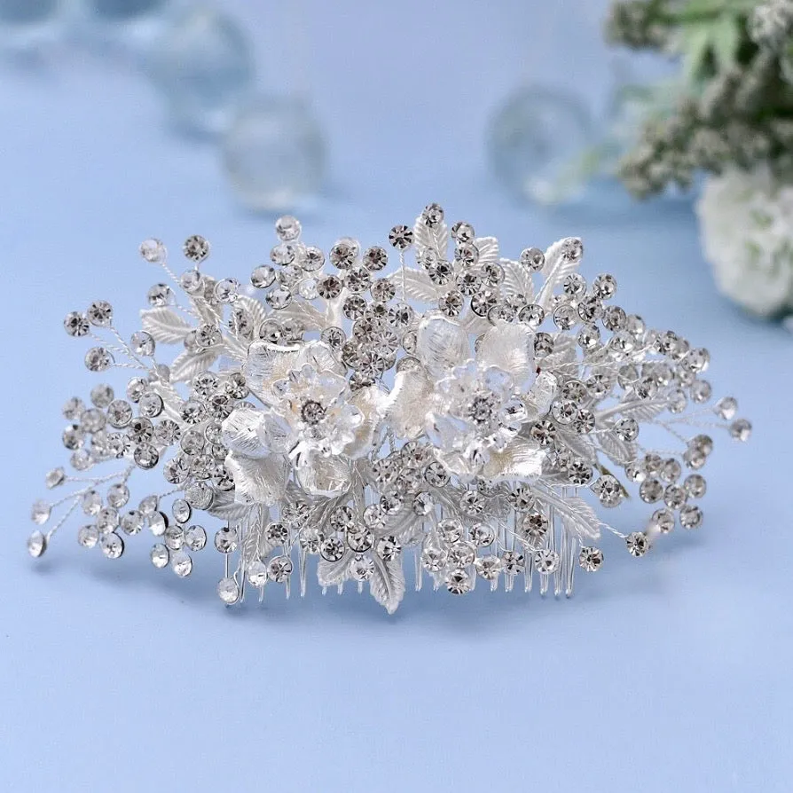 "Ines" - Crystal Bridal Hair Comb