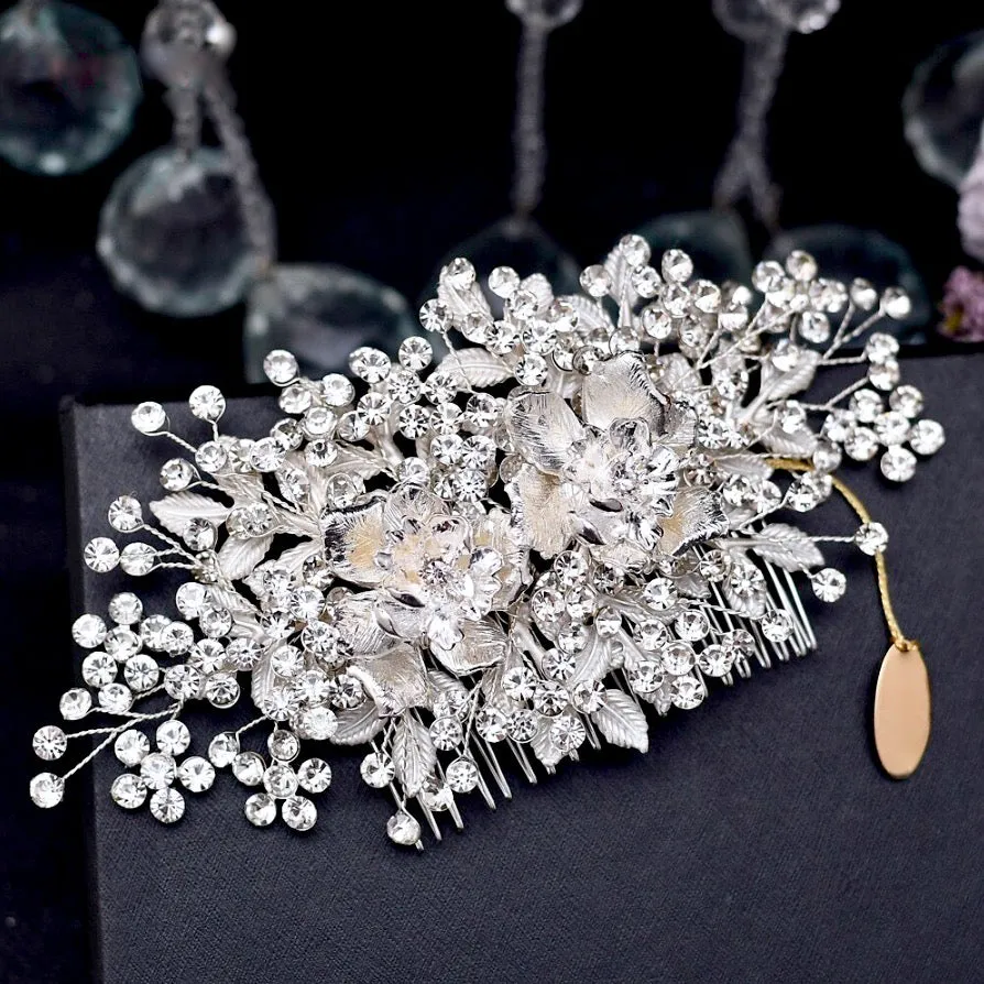 "Ines" - Crystal Bridal Hair Comb