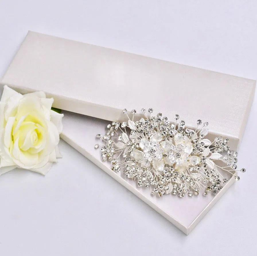 "Ines" - Crystal Bridal Hair Comb