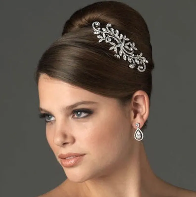 "Lucille" - Crystal Bridal Hair Comb
