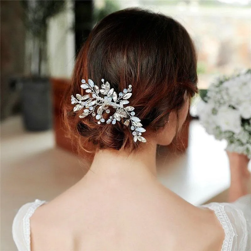 "Nina" -  Opal Bridal Hair Comb